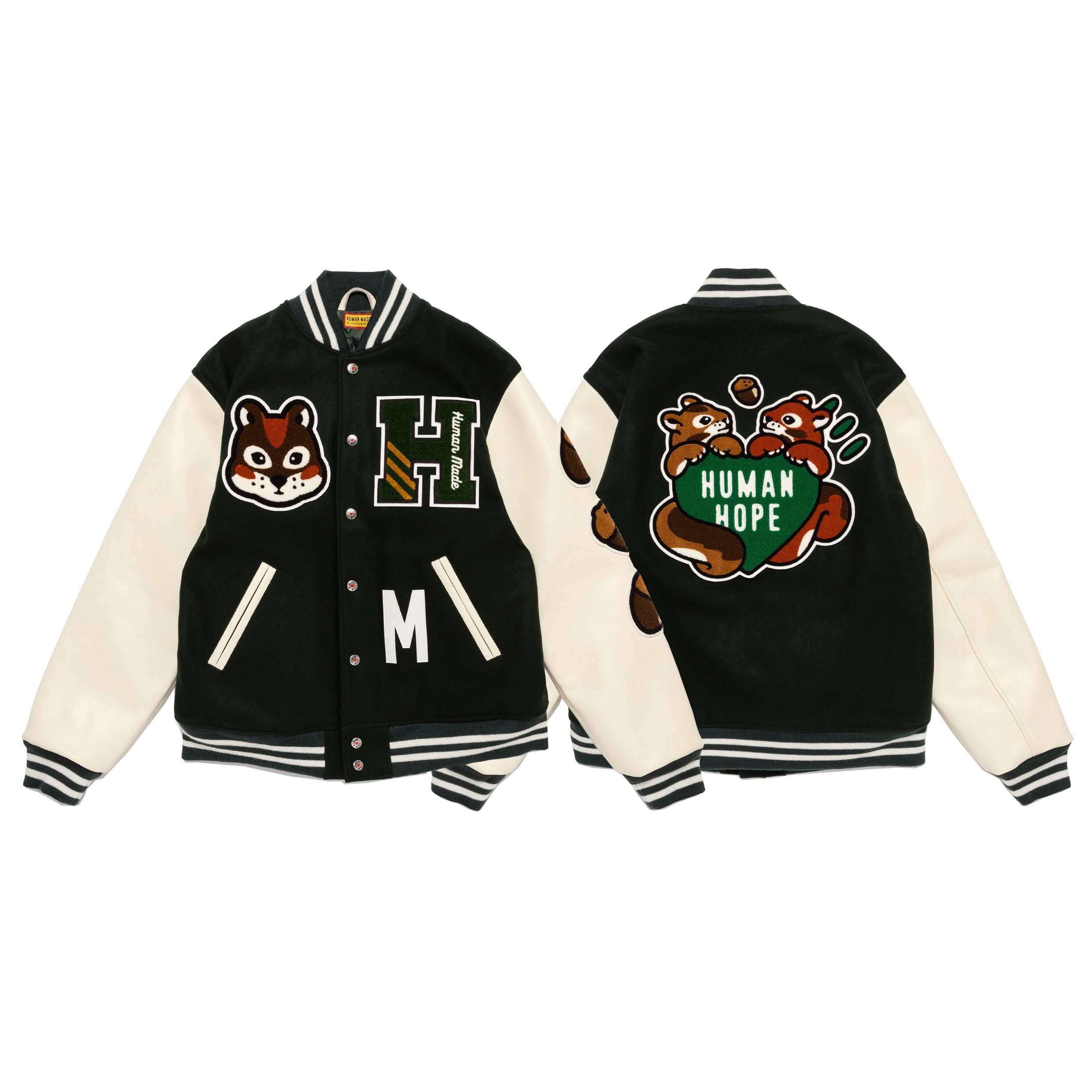 『即將到貨』2026AW HUMAN MADE HUMAN HOPE VARSITY JACKET TOKYO BTS J-HOPE 東京旗艦店 限定 愛心 松鼠 外套