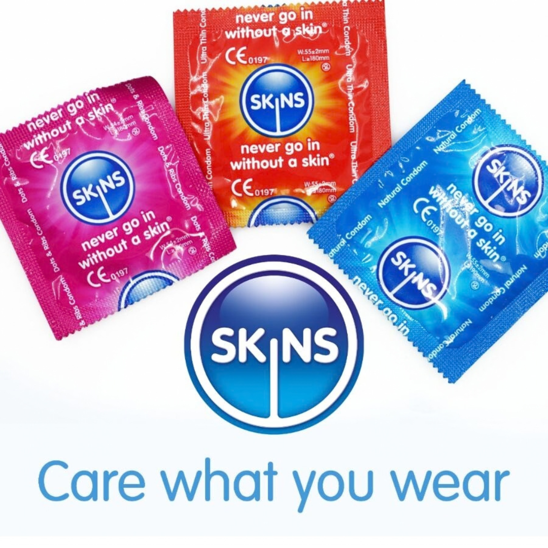 Skins Assorted 雜錦 標準+凸點螺紋+超薄組合 54-55mm 16片裝 乳膠安全套