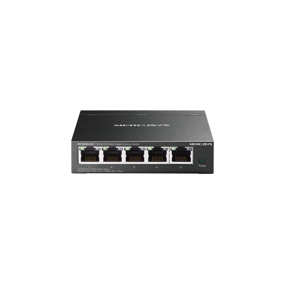 Mercusys MS105GS-M2 6埠 2.5G 桌上型交換器 (含 1埠 10G SFP+)