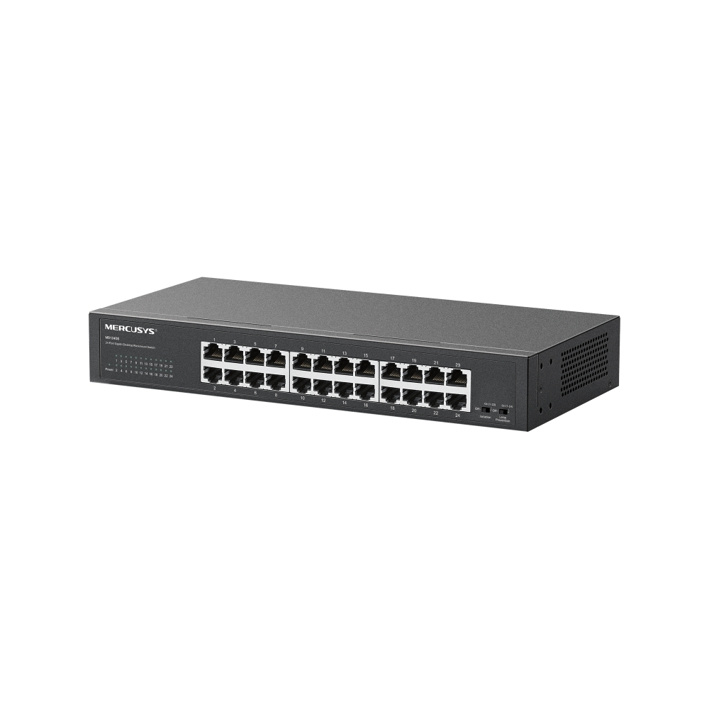 Mercusys MS124GS 24埠 Gigabit 桌面/機架式交換器