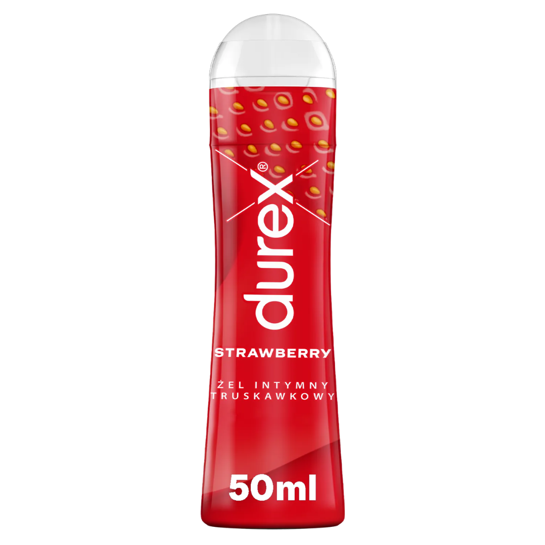 Durex 杜蕾斯 士多啤梨味 可食用水性潤滑液 50ml (歐洲版)