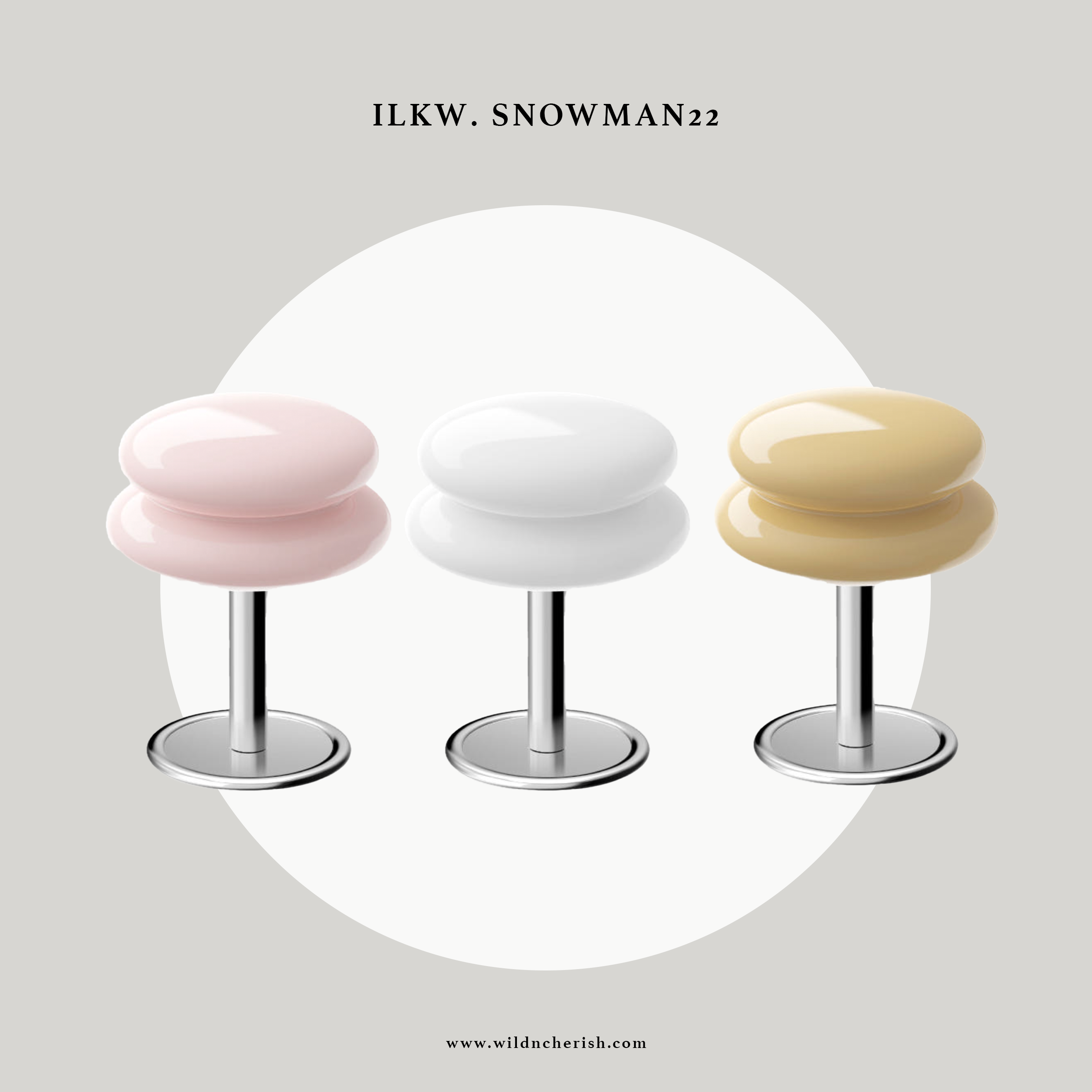 預訂 | ILKW. SNOWMAN22 V2 Table 金屬 韓國製造 桌燈