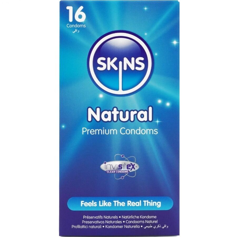 Skins Natural 自然 16片裝 乳膠安全套