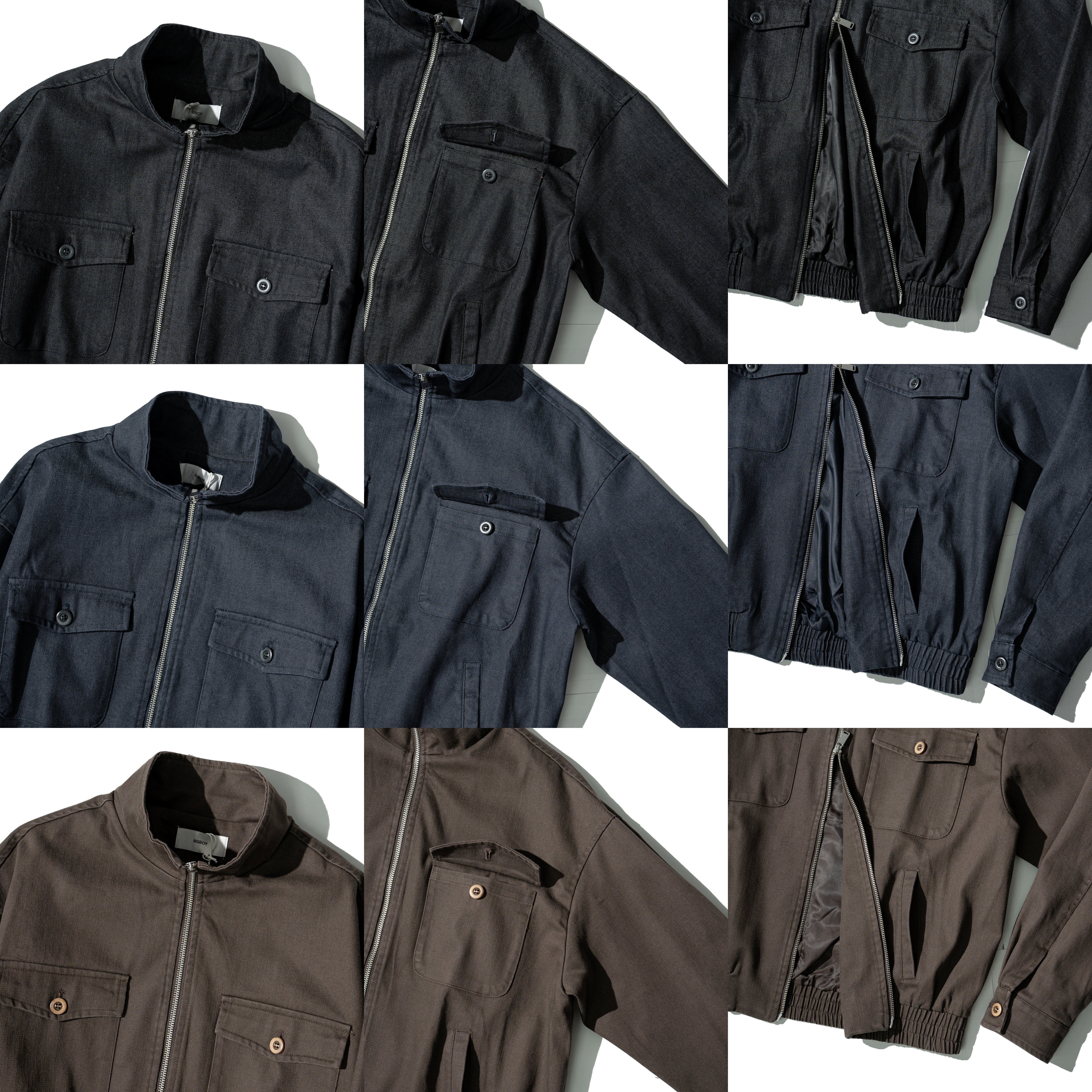 Stand Collar Pocket jacket 立領 雙口袋外套 [B-2671]