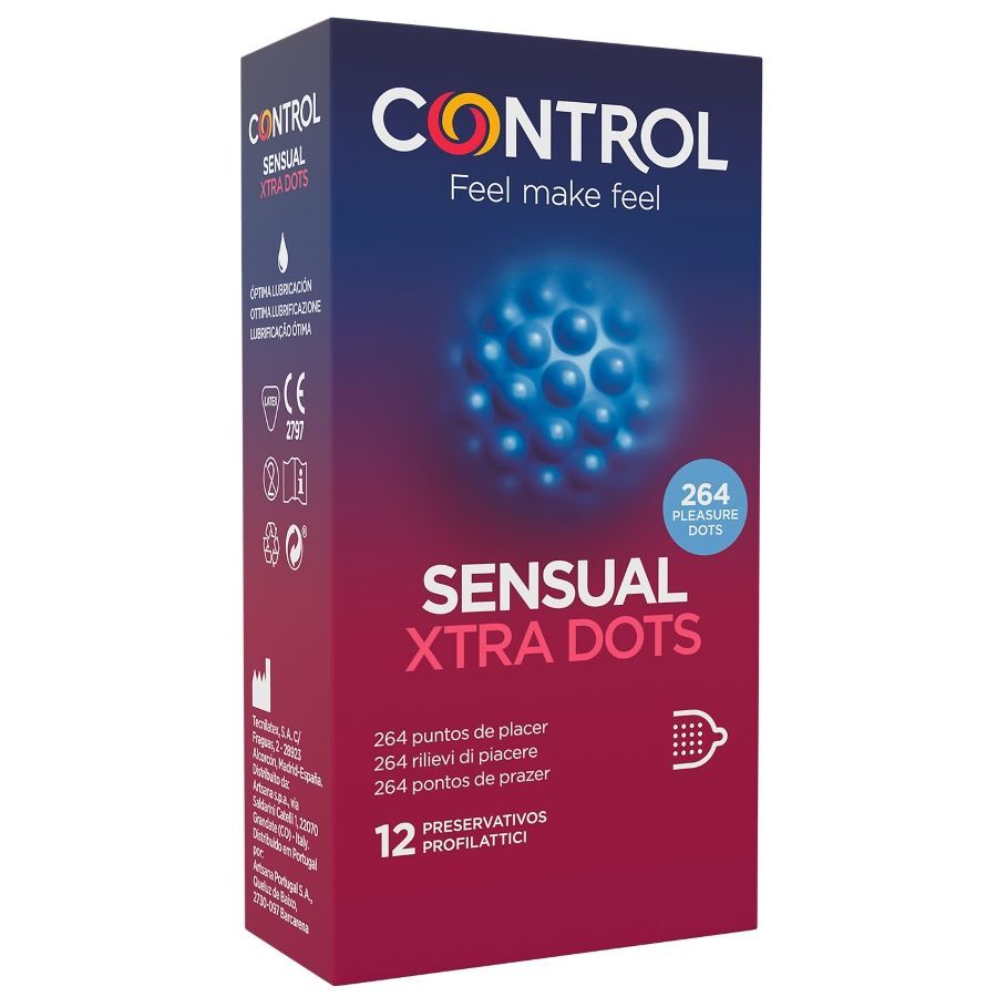 Control - Xtra Dots 凸點 53mm 12片裝 乳膠安全套
