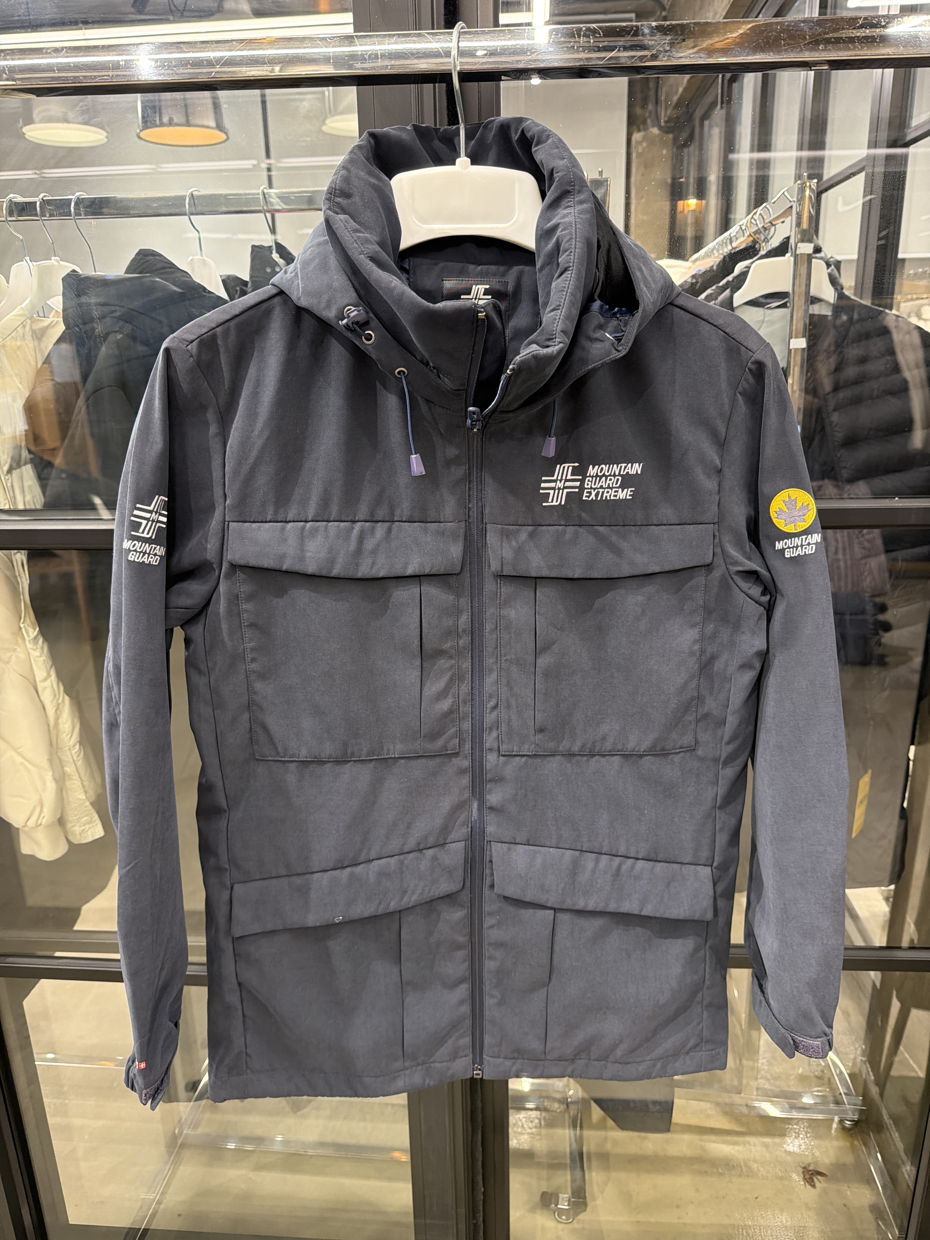 WG58 韓國防水戶外外套-深藍色 NAVY (M.G 1505)