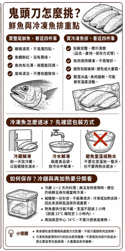 冷凍鬼頭刀怎麼退冰