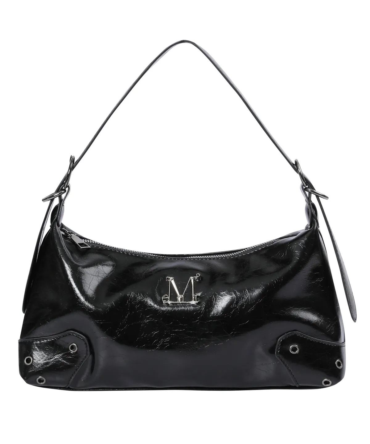 《限時團購優惠》MUCENT BARB METAL LOGO 2-WAY ELELET CROSS BAG