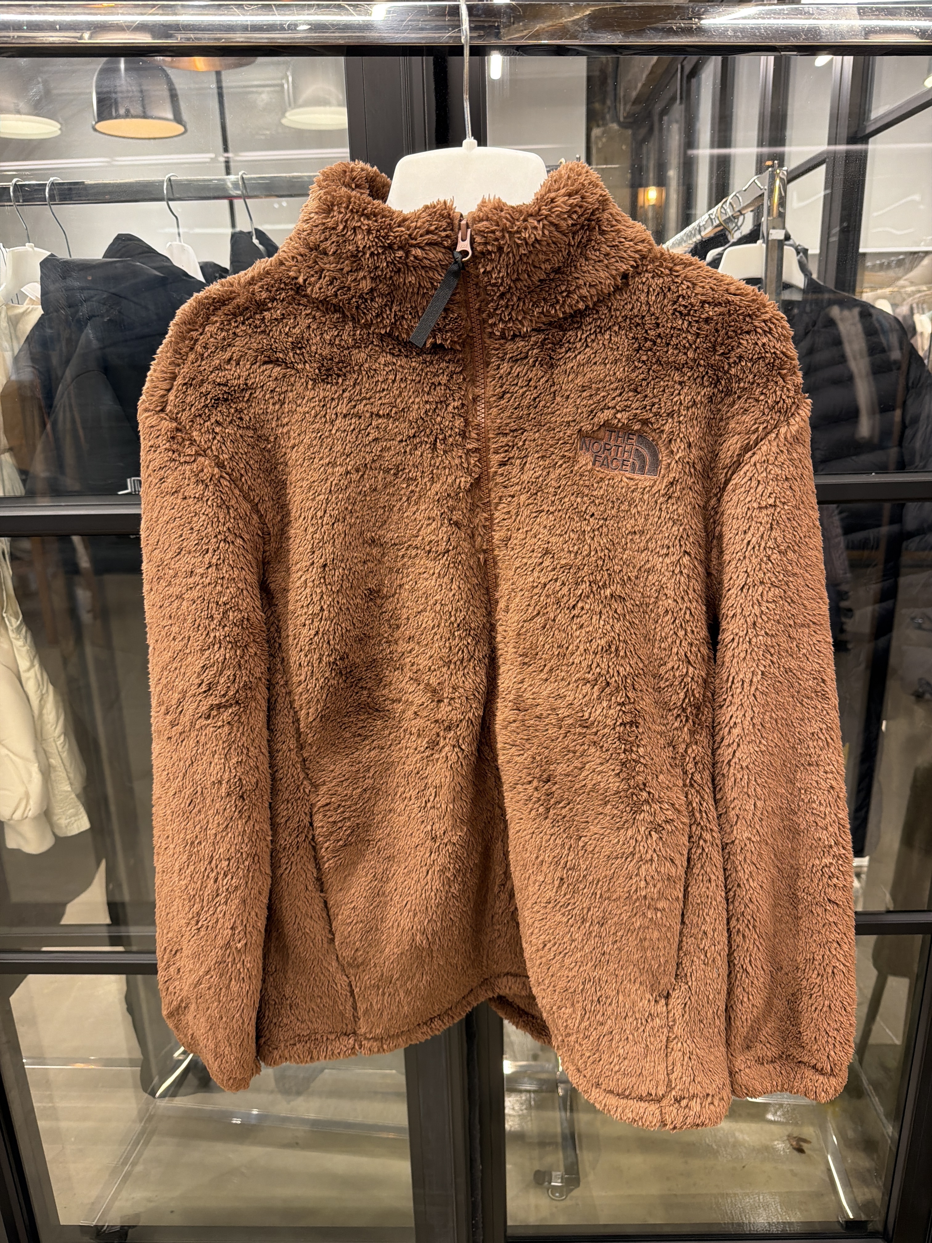 WG82 THE NORTH FACE COOMFY FLEECE JACKET H 毛毛外套 -啡色 (CAM) (NJ4FR66C)
