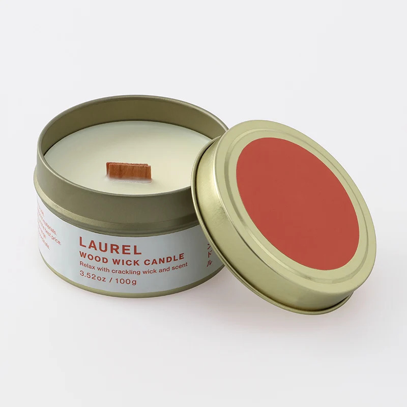 SP 木芯蠟燭/LAUREL 100g