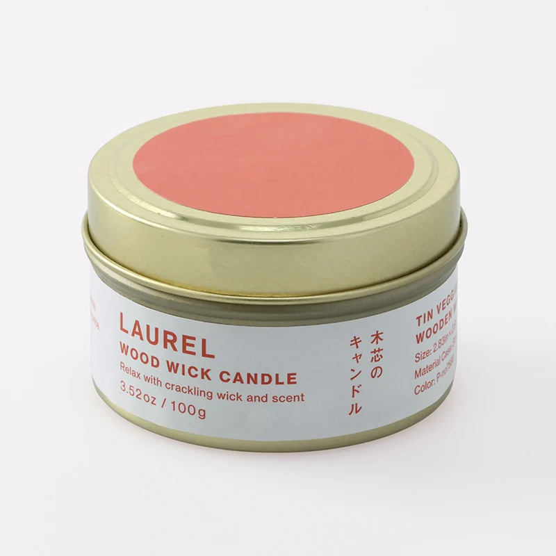 SP 木芯蠟燭/LAUREL 100g