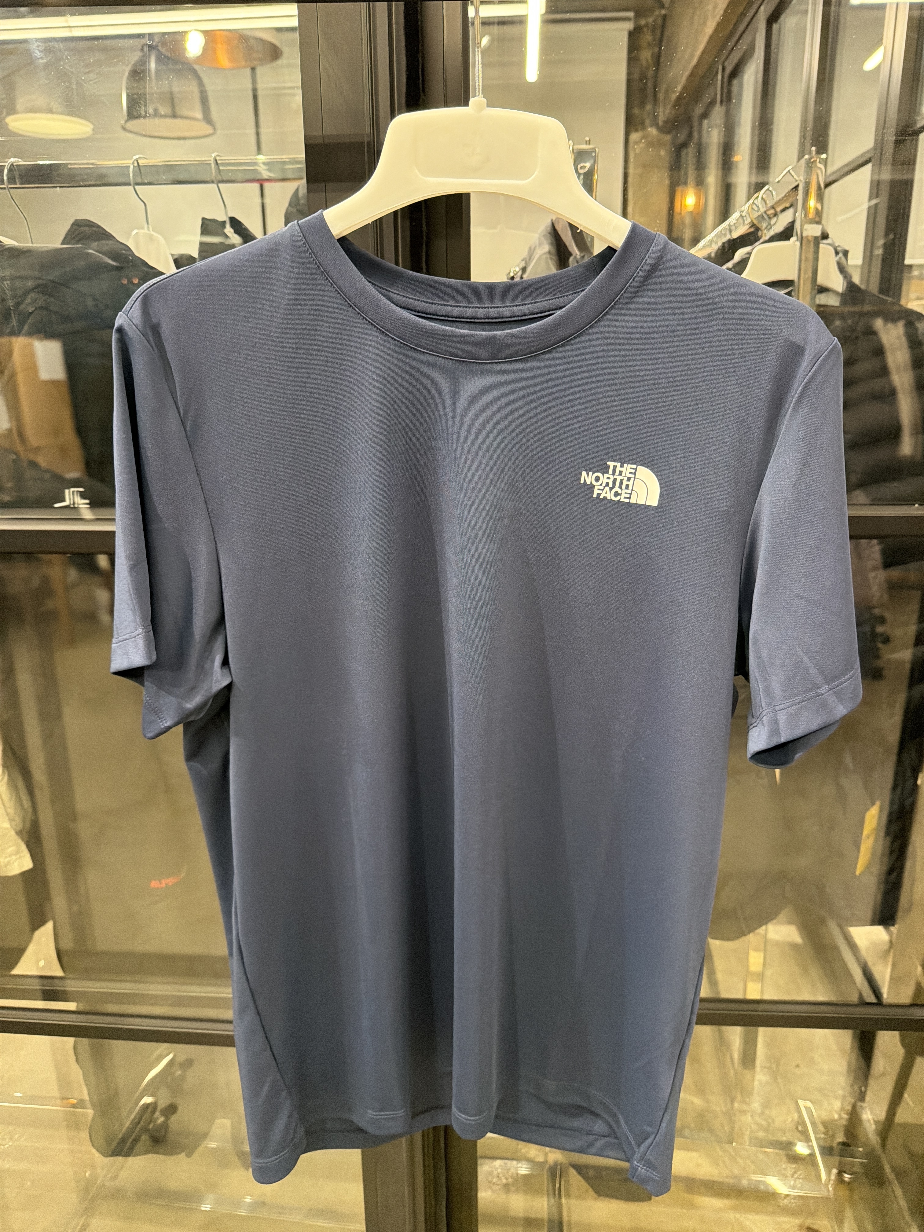 WG91 THE NORTH FACE M'S RECOVERY GRAPHIC S/S/R/TEE 短袖衫 -深藍色 (MDN) (NT7UR21B)- 95(M)
