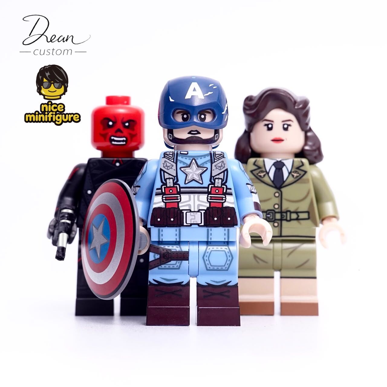 【預訂】【Dean Custom X Nice Minifigure】美隊