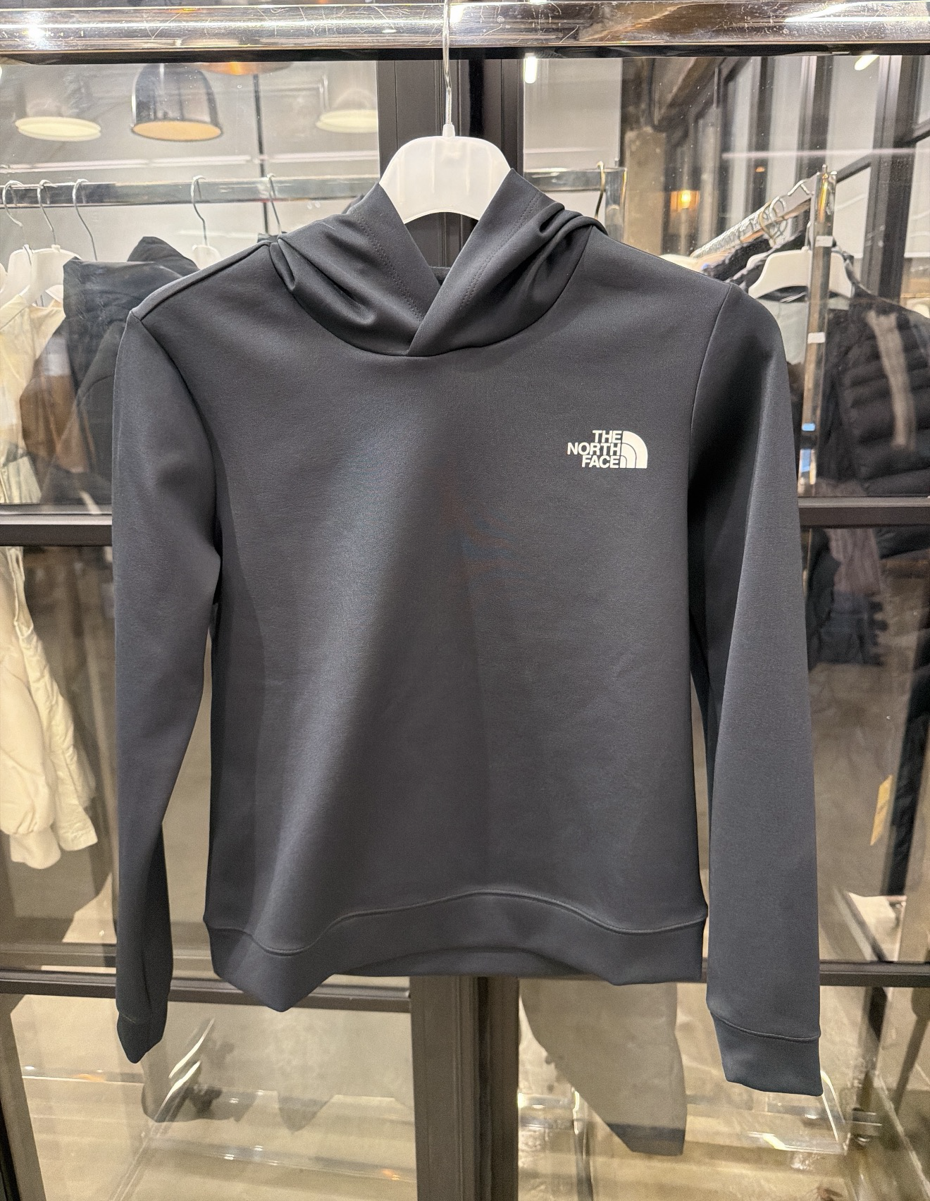 WG100 THE NORTH FACE DAILY LOGO HOOD PULLOVER 3 有帽衛衣 -黑色 (BLK) (NI5PN56J)-90(WM)