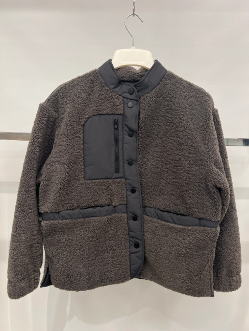 WG101 韓國羊羔毛鵝絨外套 -灰色GREY (FREE SIZE) (BM2222)