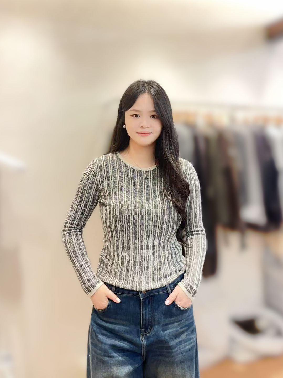 AQ06 淇淇價  胸35-52 長22.5 羊毛50% $479