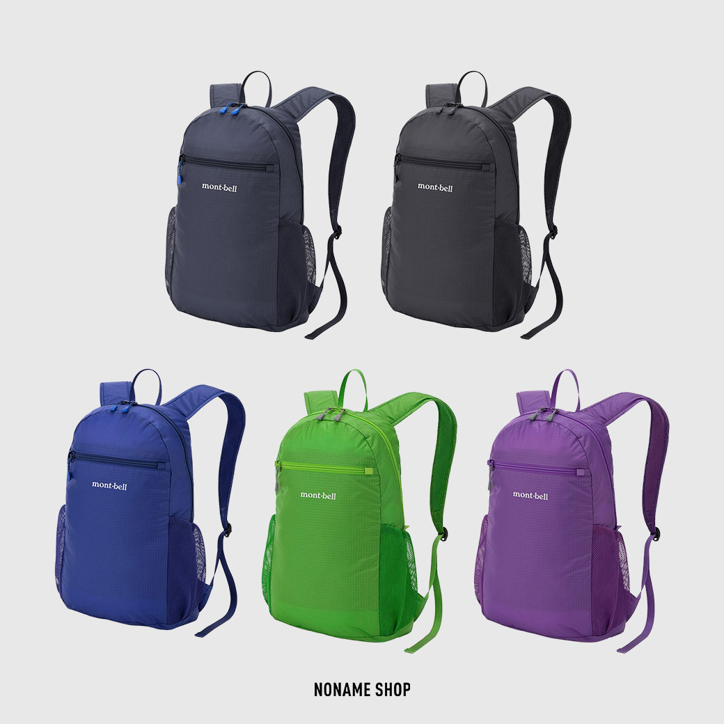 MONT-BELL 日本 POCKETABLE LIGHT PACK 10L 可收納 便攜背包 五色
