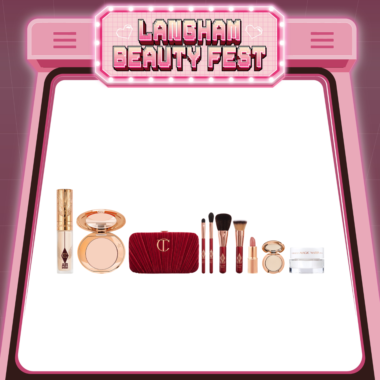 CHARLOTTE TILBURY 輕盈磨皮遮瑕液及節日化妝掃套裝