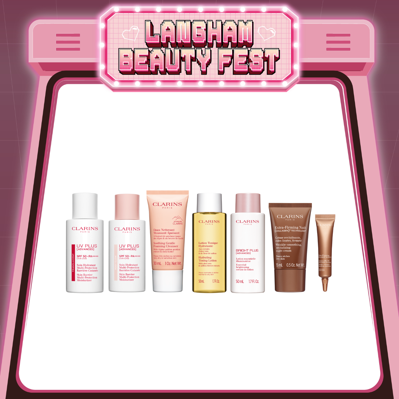 CLARINS 抗污染透白防曬霜2支套裝