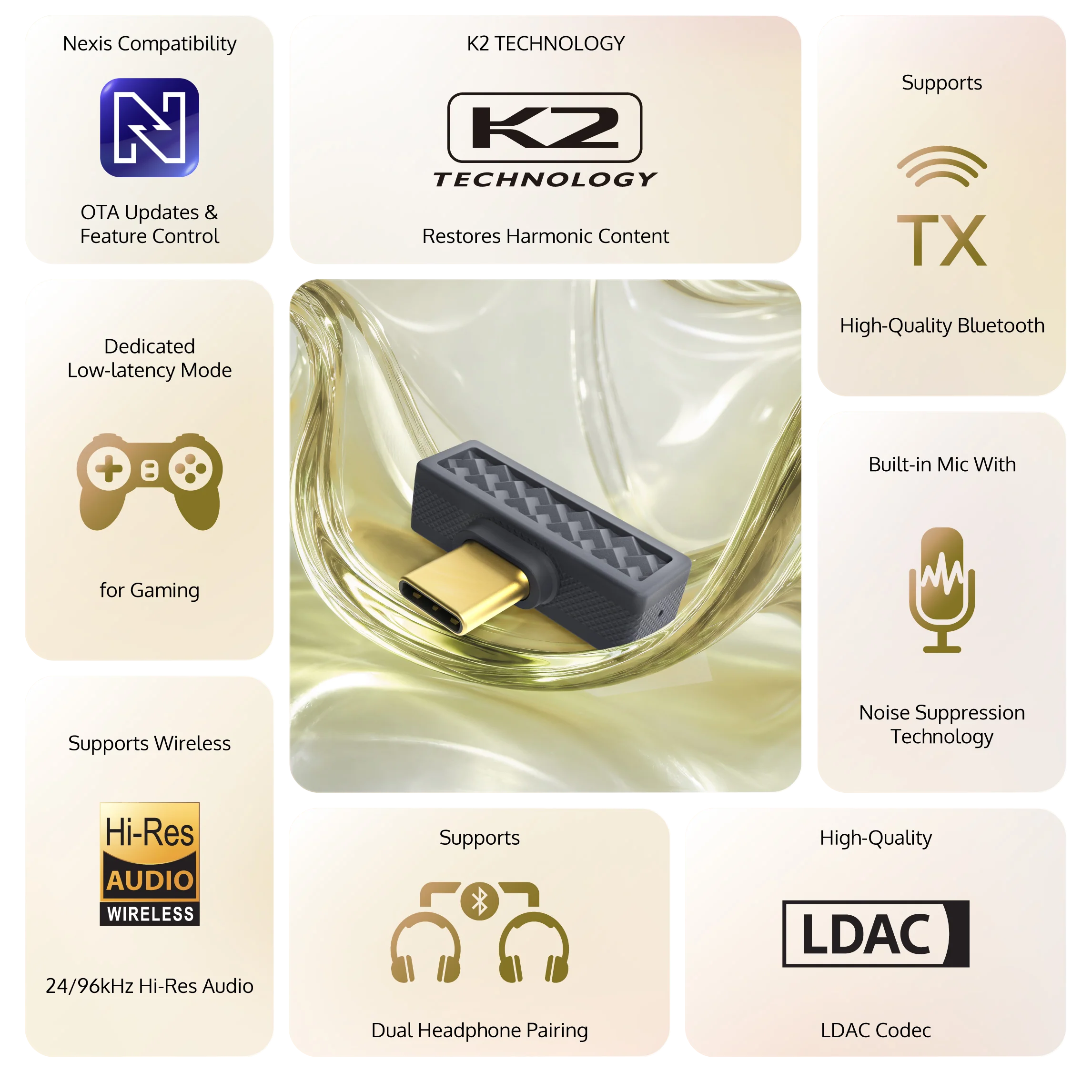 iFi Audio UP PLAY LDAC Bluetooth Transmitter 藍牙發射器 features
