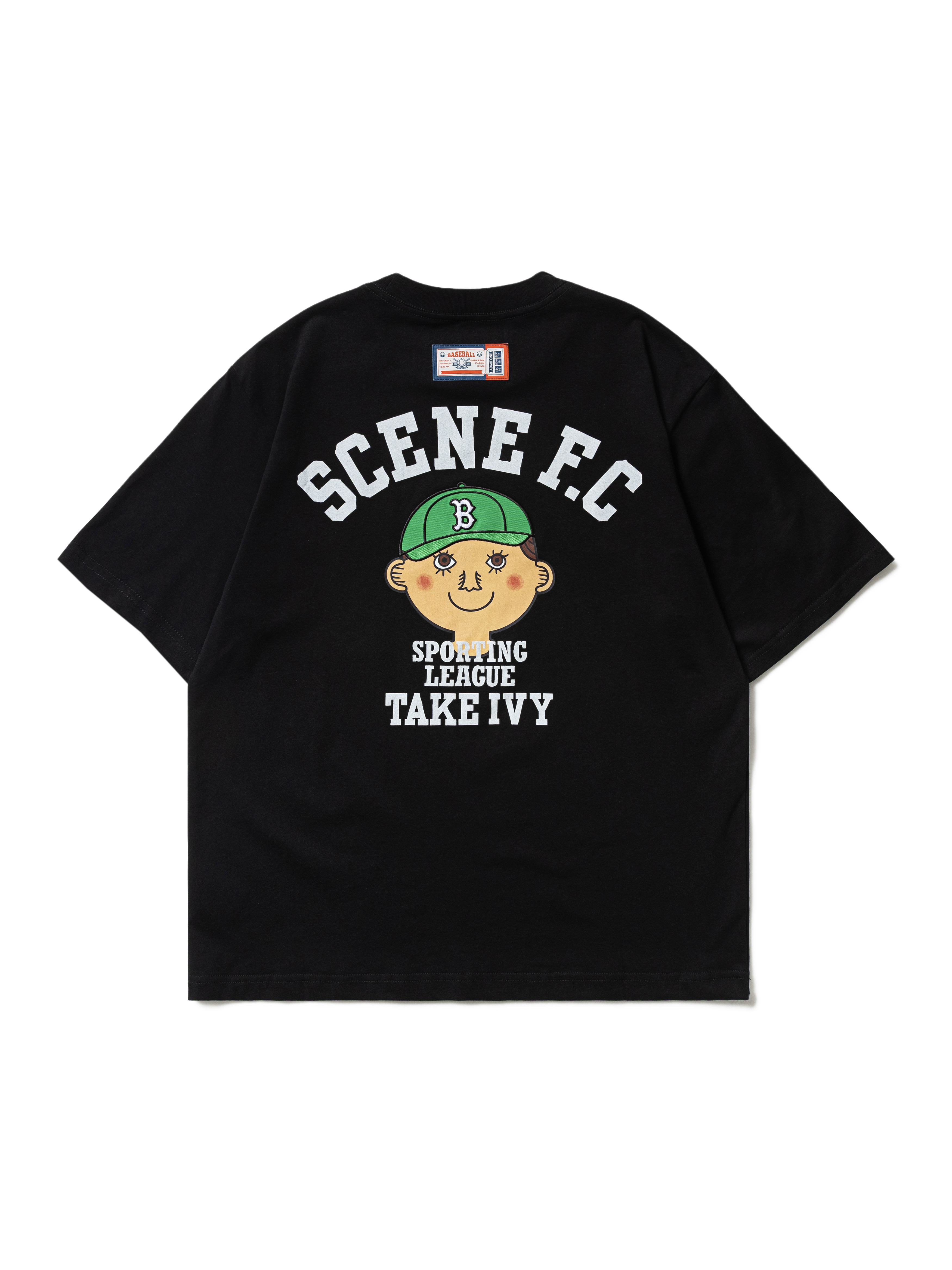 SC x IVY BOY IVY FC TEE // BLK
