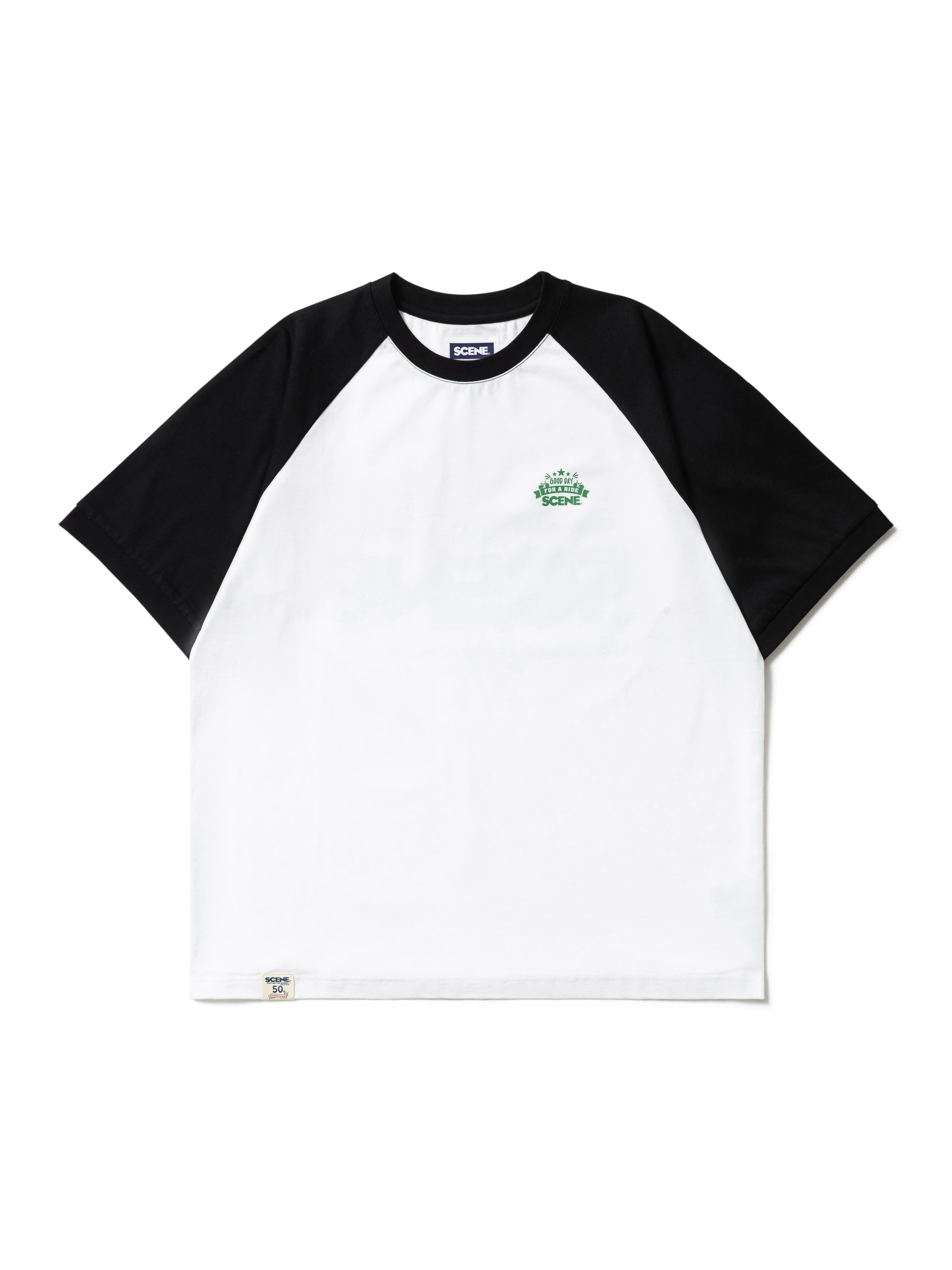 SC x IVY BOY RIDE TEE // WHT_BLK