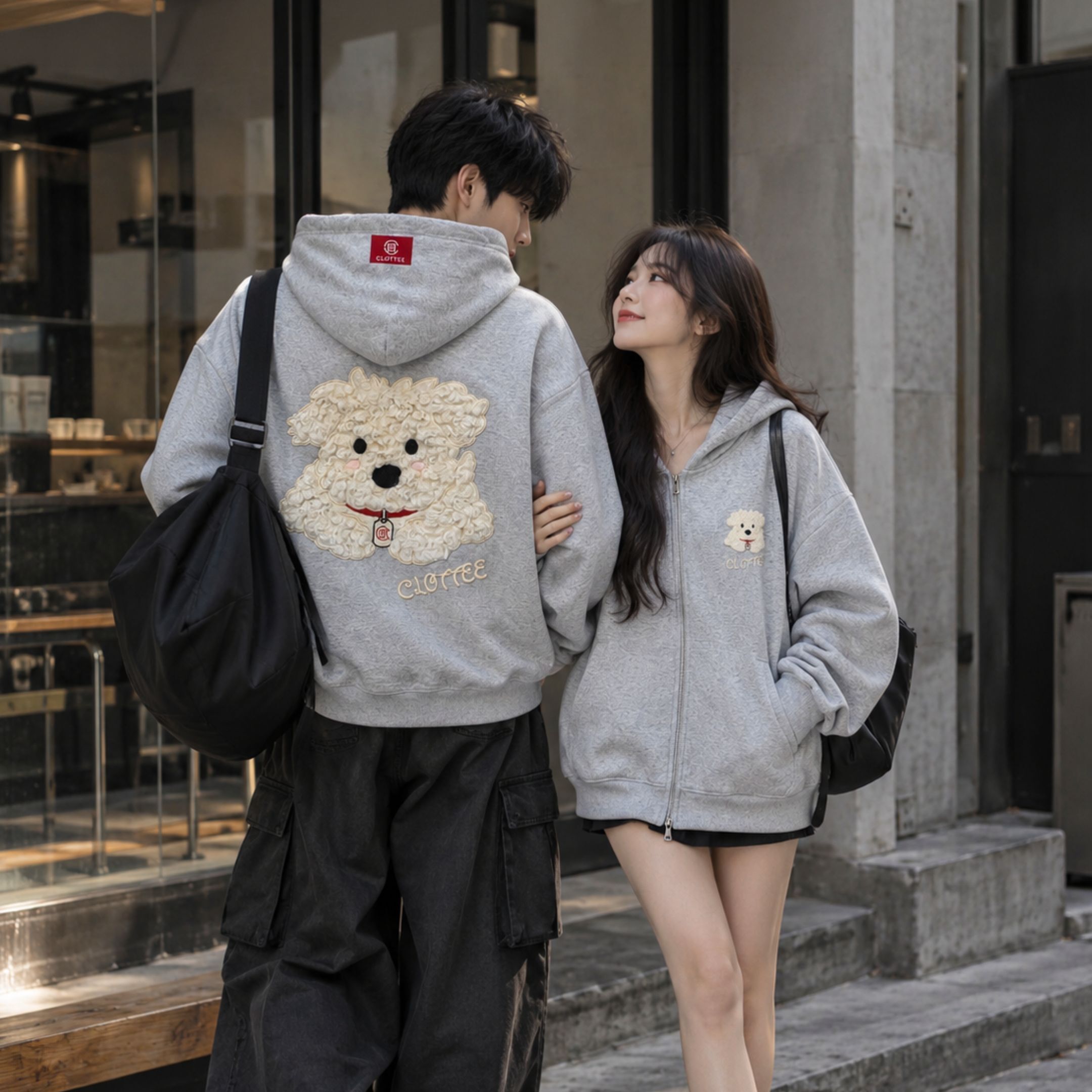 NICEDAY 服飾 代購 CLOT x CLOTEE 凝結集團 陳冠希 狗 小狗 狗狗 連帽外套 外套 秋冬 EL2630118A060014-S6