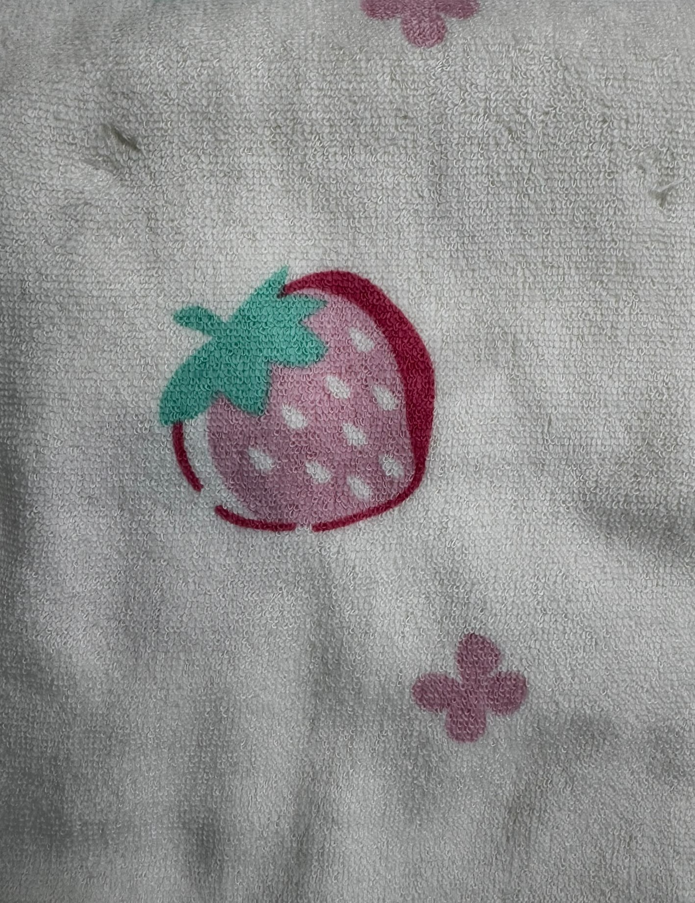 【Nishimatsuya】Kids Sweet Strawberry Cotton Bath Towel