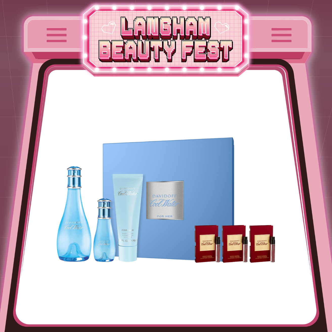 DAVIDOFF FRAGRANCES COOL WATER FOR WOMEN 淡香氛套裝
