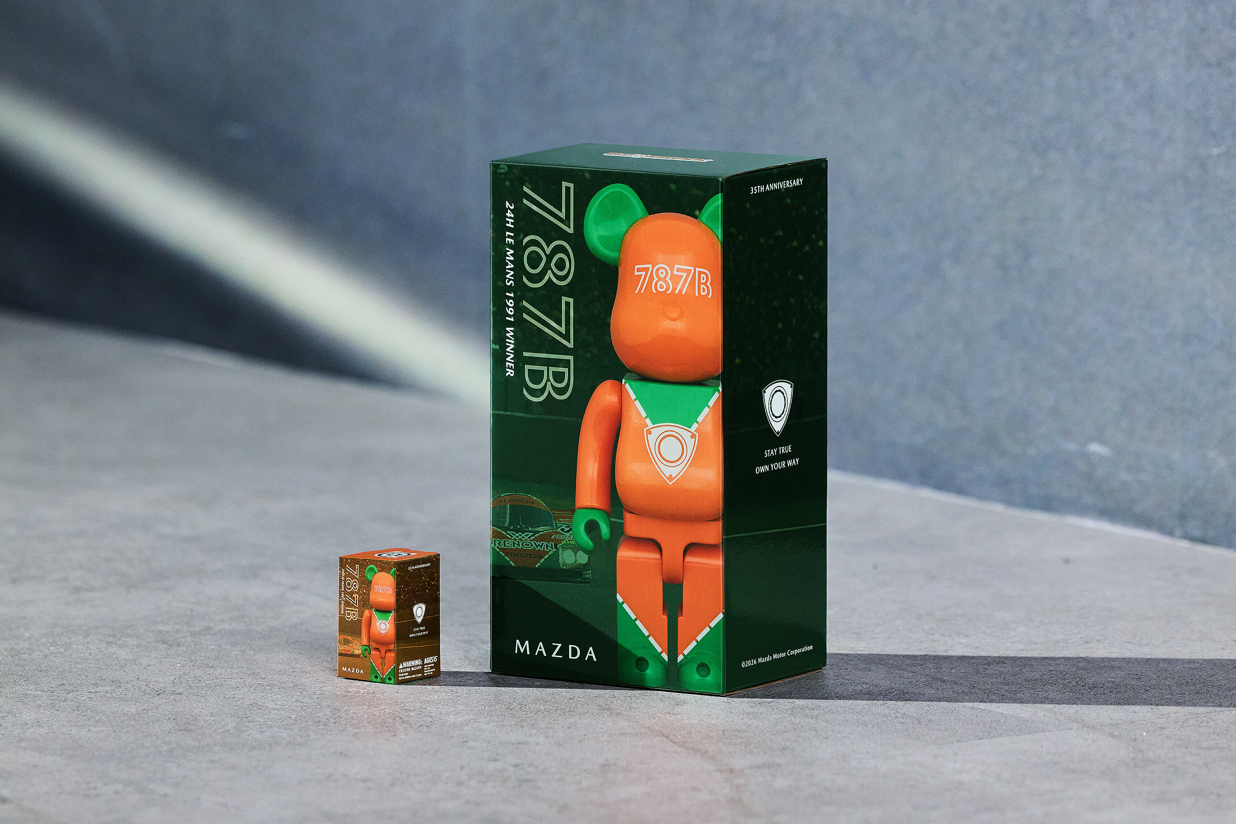 MAZDA日本原廠精品 BE@RBRICK x MAZDA 787B 庫柏力克熊