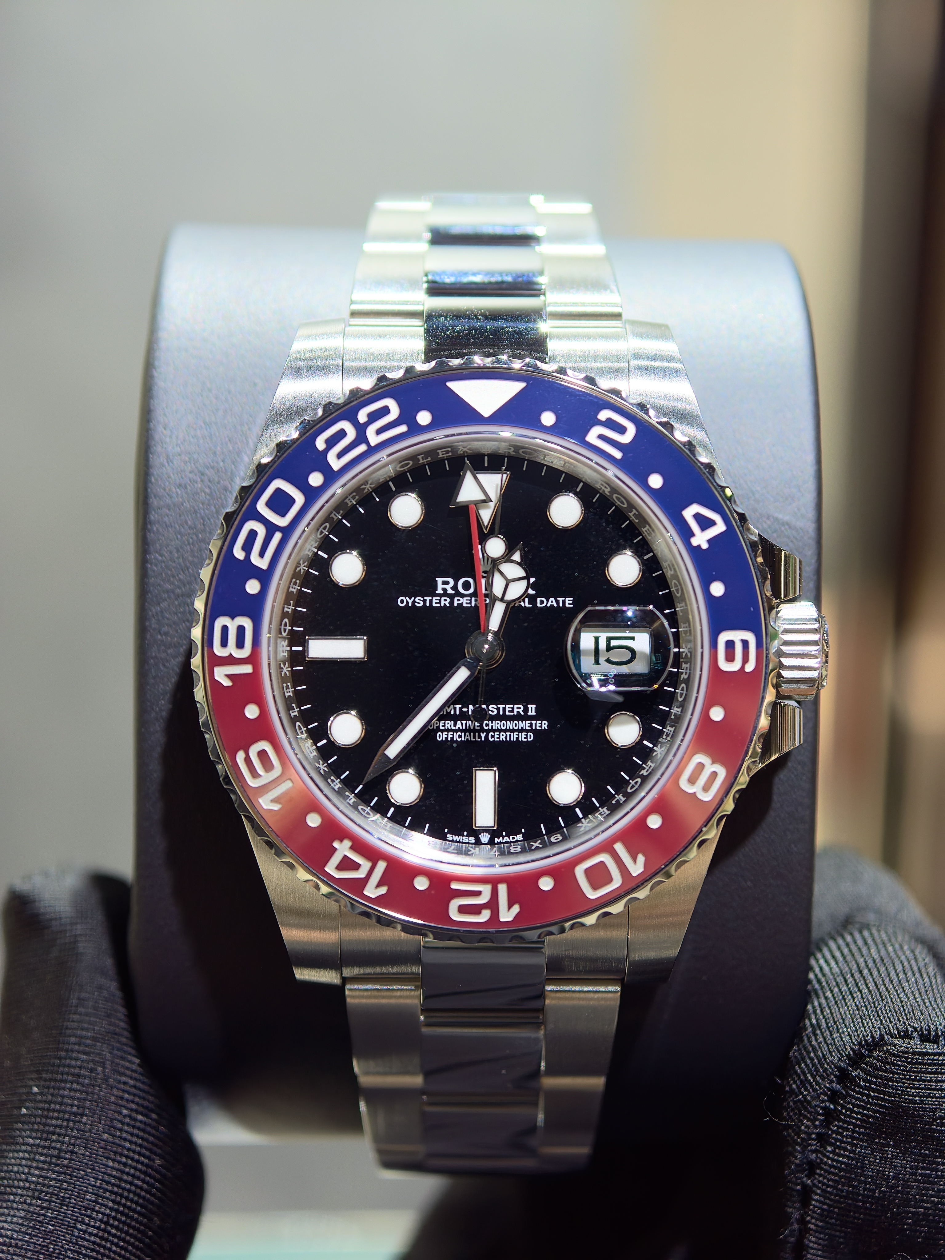 Discontinued BRAND NEW ROLEX 126710BLRO 126710 GMT-MASTER II BLACK DIAL PEPSI OYSTERSTEEL 40mm