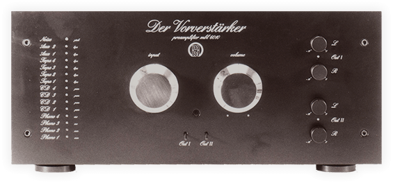 1986 年 MBL 6010 前級 Der Vorverstärker