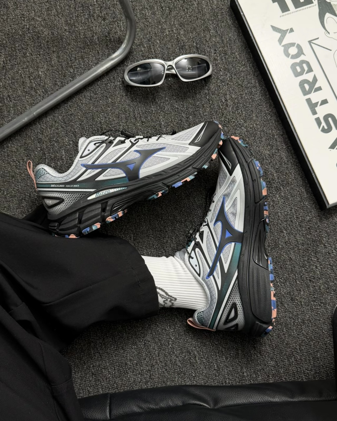 【預購】MIZUNO HALO MIX TL 灰藍色 D1GH251205