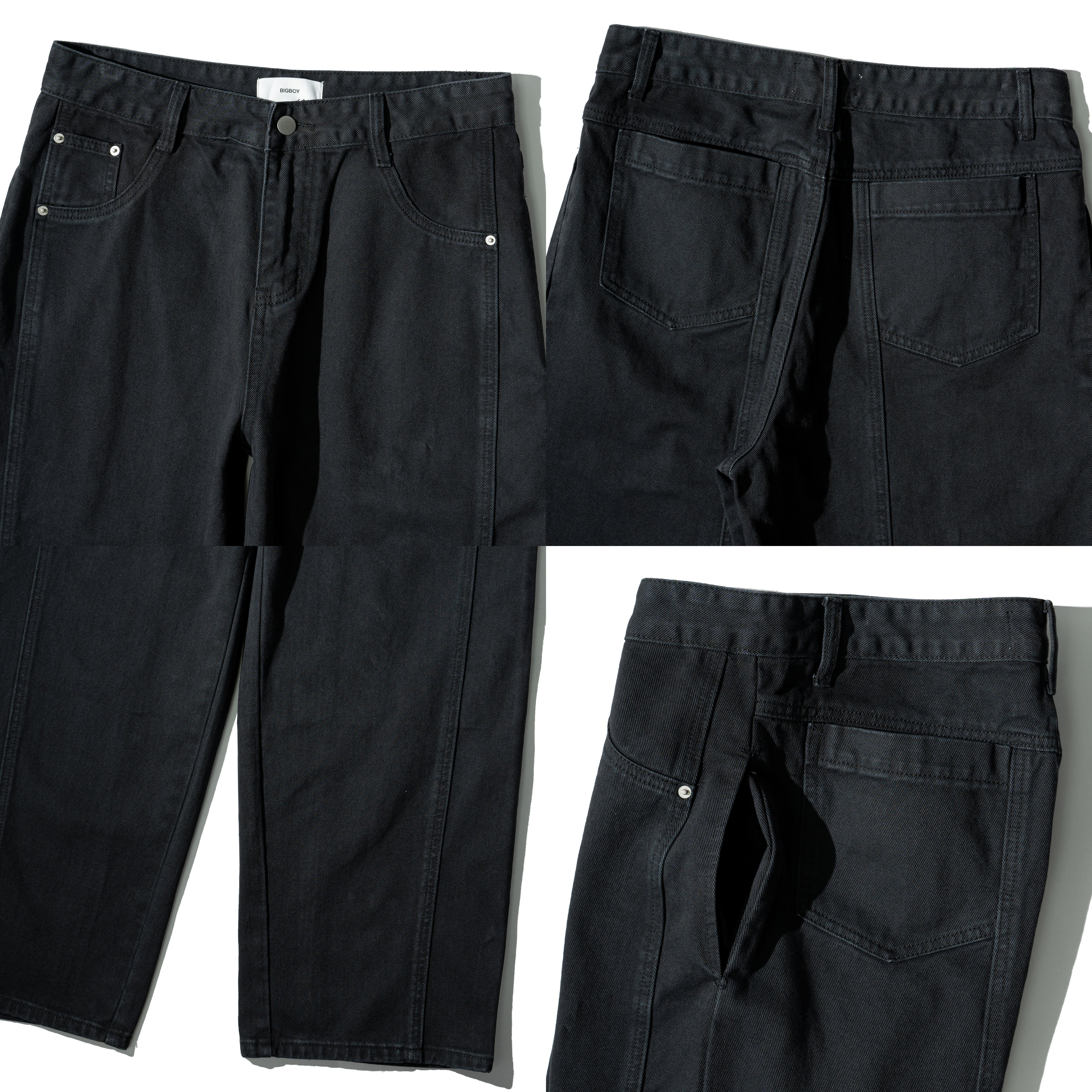 Washed Straight Pants 水洗 直筒長褲 [B-2680]