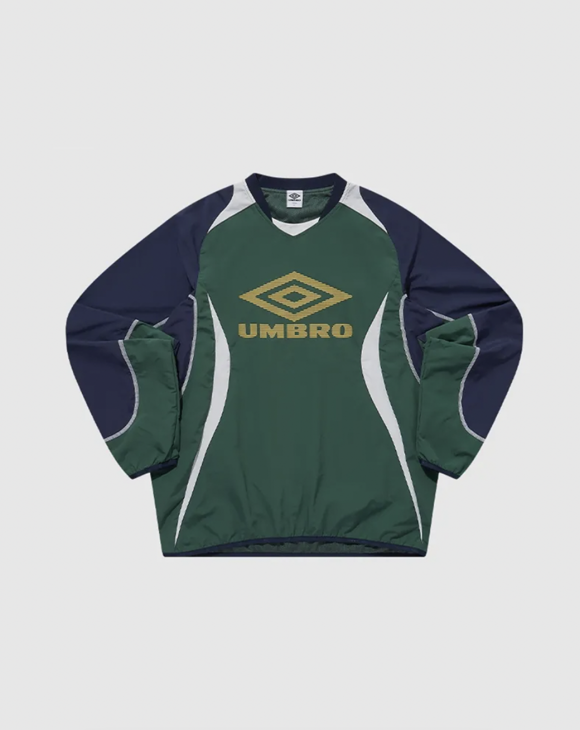 [Instock] UMBRO FW26 BIG LOGO NYLON BLOKECORE LS | GREEN
