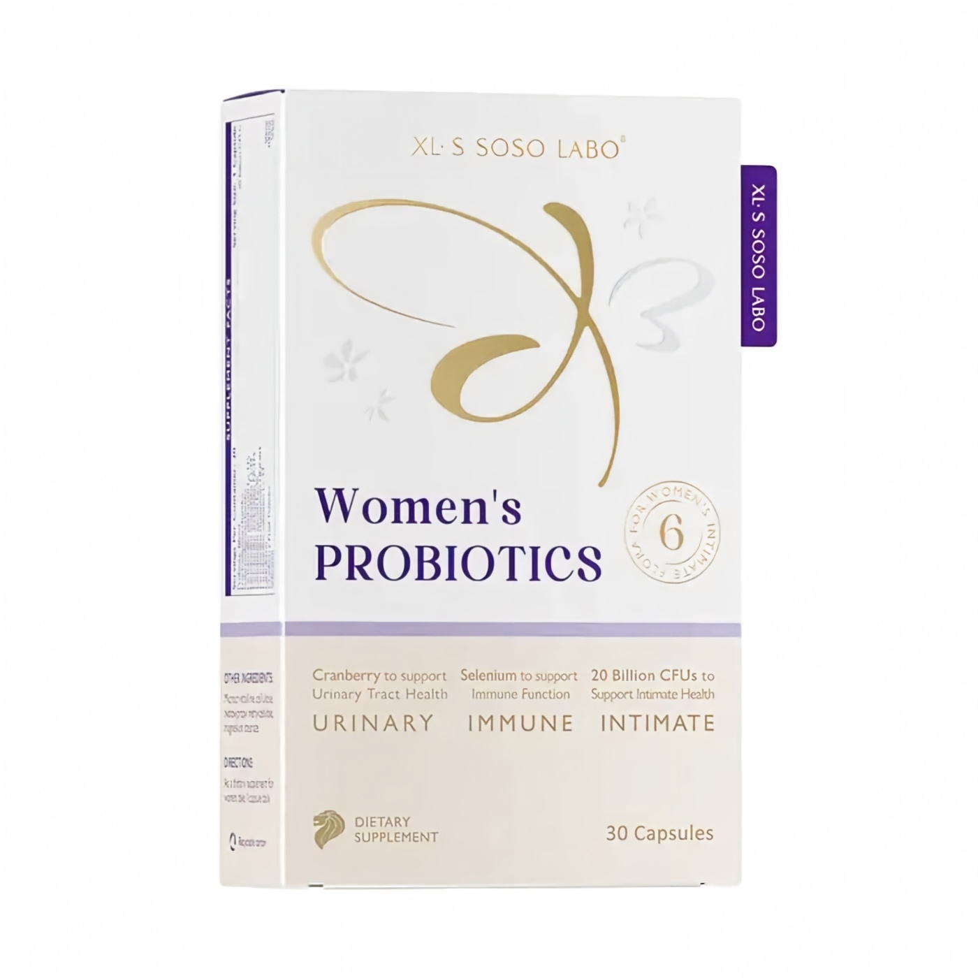 加拿大 Biowell XL-S SOSO LABO【正品】Women’s Probiotics 30s  愛可絲女性益生菌｜蔓越莓＋硒＋乳鐵蛋白｜女性日常私密與腸道菌叢保養