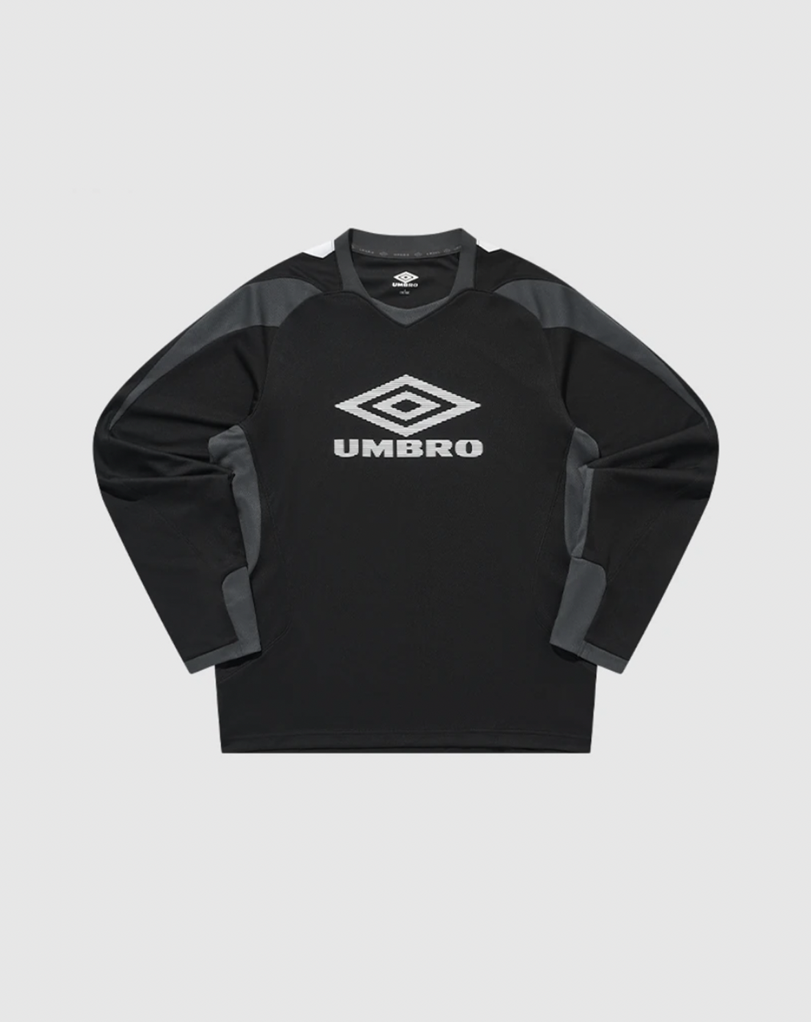 [Instock] UMBRO FW26 BIG LOGO BLOKECORE JERSEY LS | BLACK