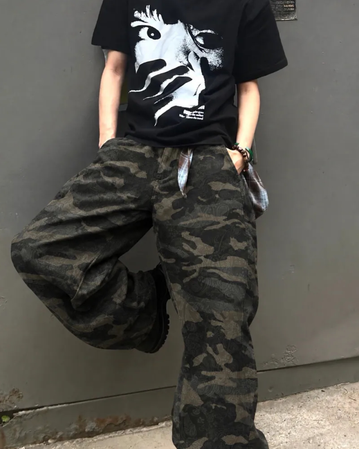 SBG 腰果花 迷彩 彎刀褲 V0026