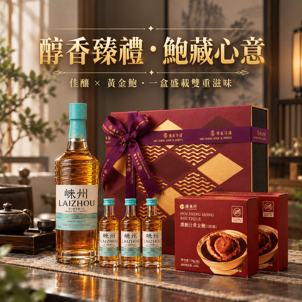 [網站專享禮盒] 醇香臻禮・鮑藏心意