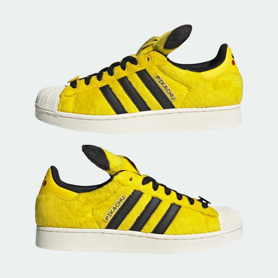 【預訂】ADIDAS SUPERSTAR II Pokémon Pikachu 毛毛黃黑 -MEN