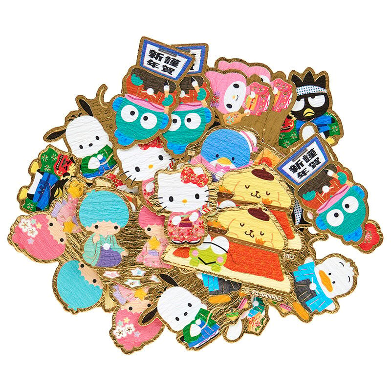 日本製 Sanrio 2027 賀年系列 貼紙