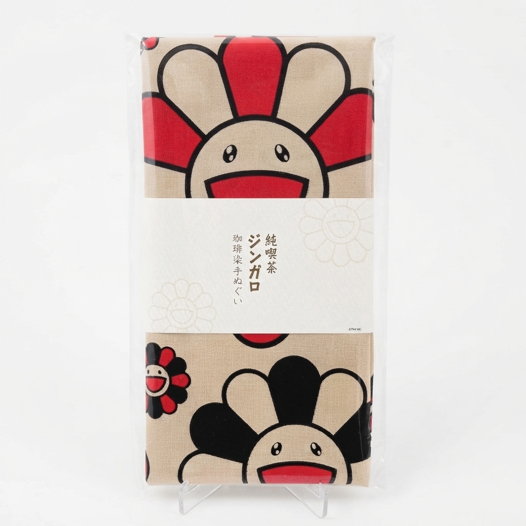 Murakami Coffee Dye Tenugui