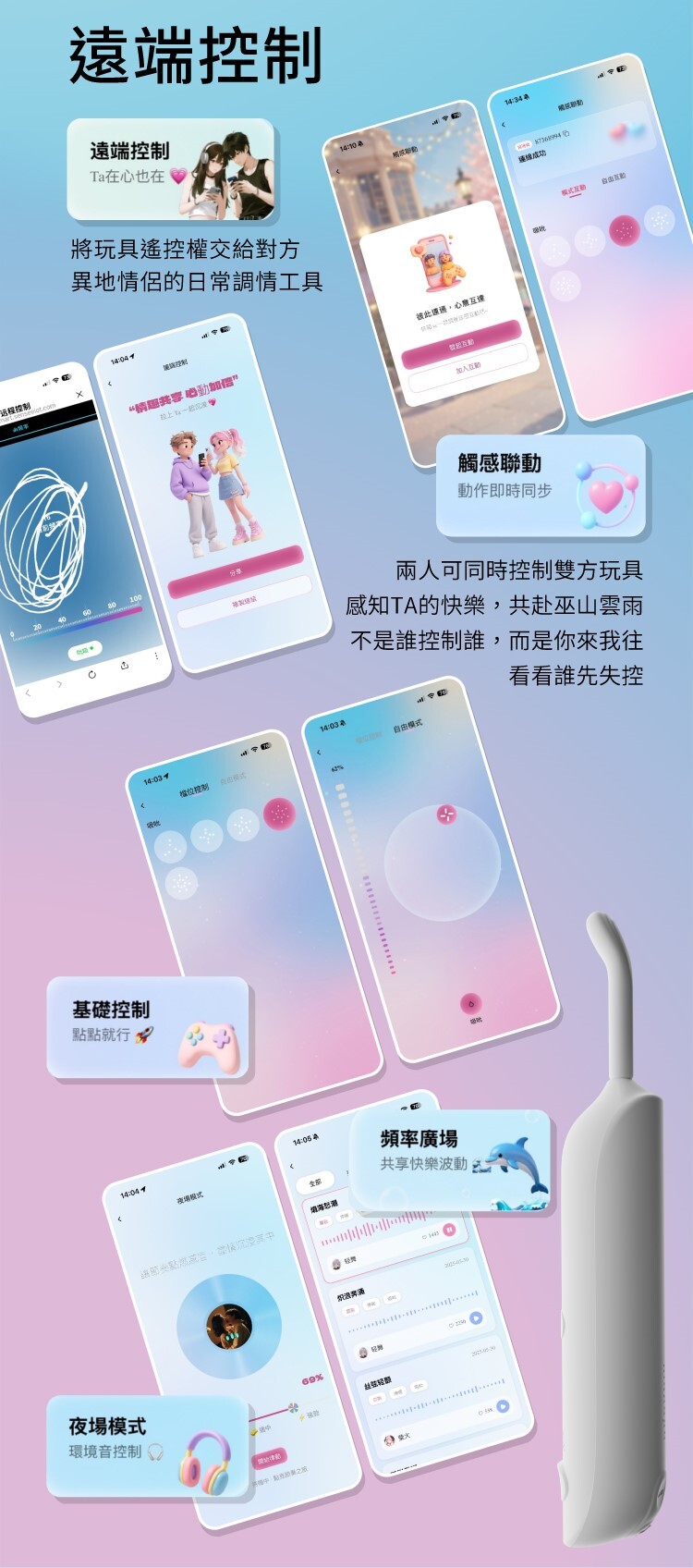 輕喃 qingnan #18 手機遙控 智能迷你震動按摩器