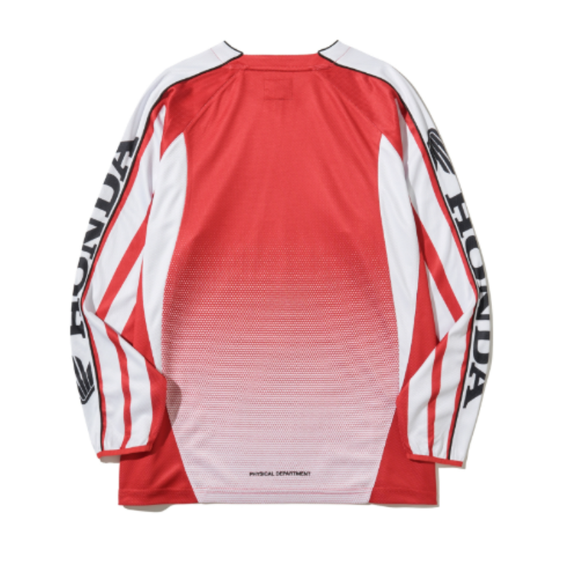 【代購】本田 HONDA PHYSICAL EDUCATION GB350 Mesh Long Sleeve Red 網眼長袖T恤