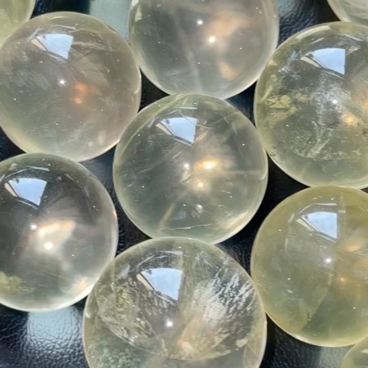 [原石] 星光黃水晶 水晶小球