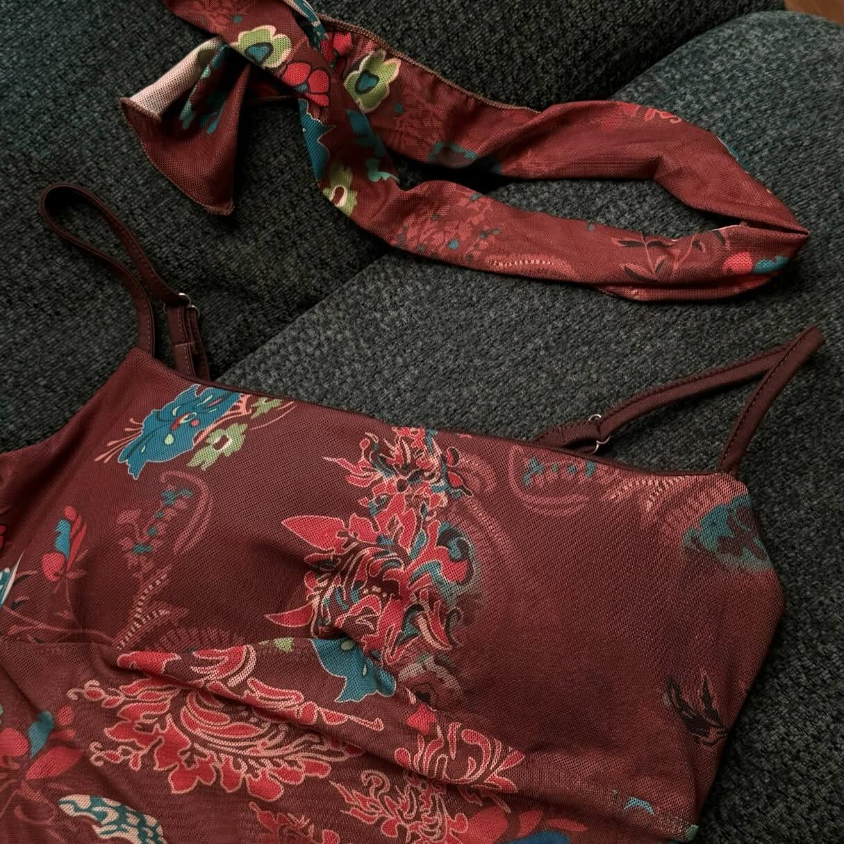 [原石] 美式復古 Vintage 系列 細肩帶上衣 BraTop