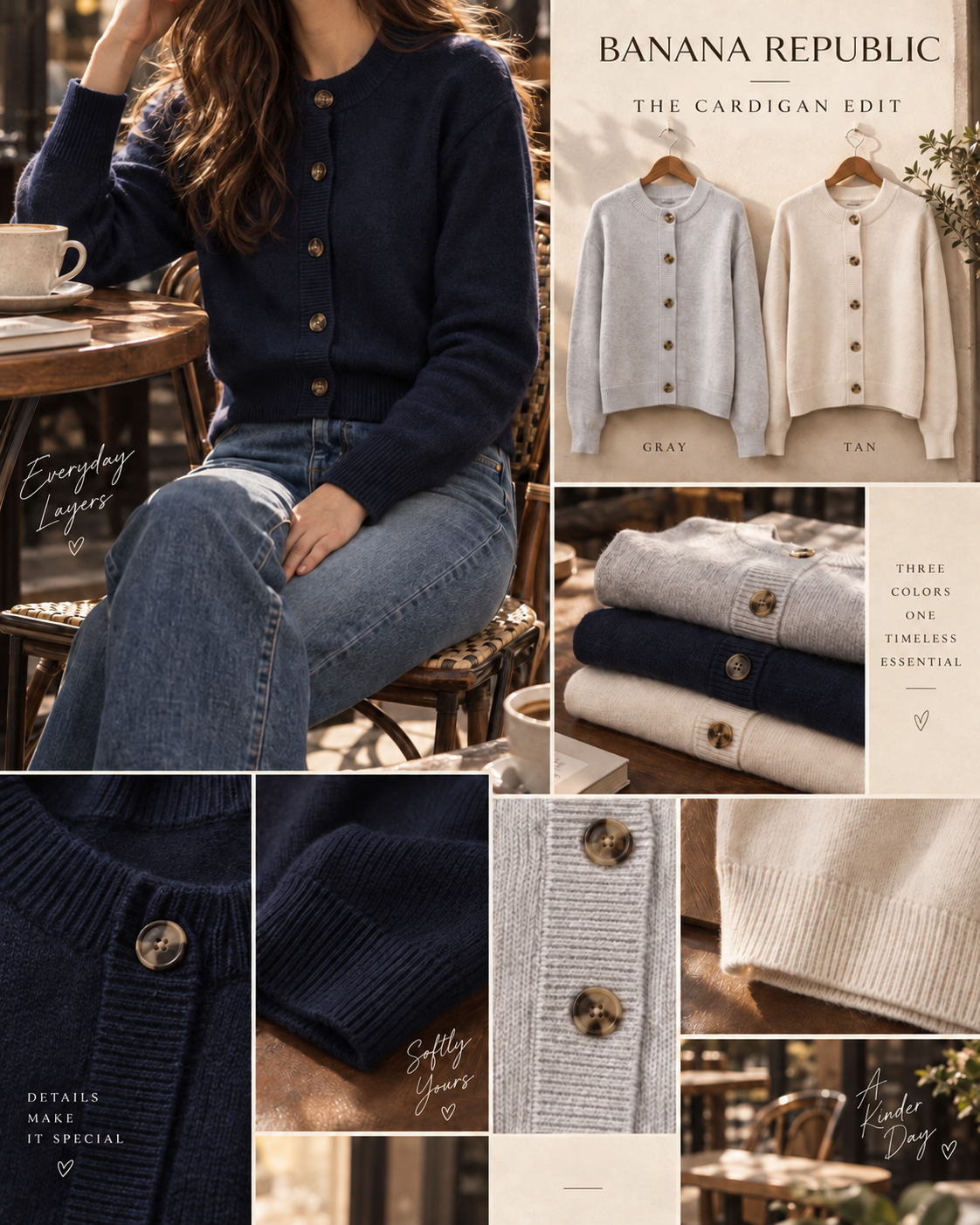 【預購】BANANA REPUBLIC N092806 女裝針織開襟外套