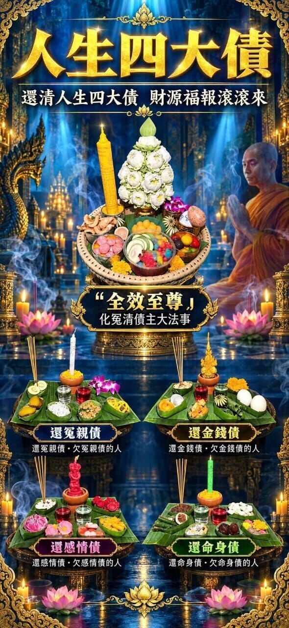 還清人生四大債｜天赦日必做（10/1）
