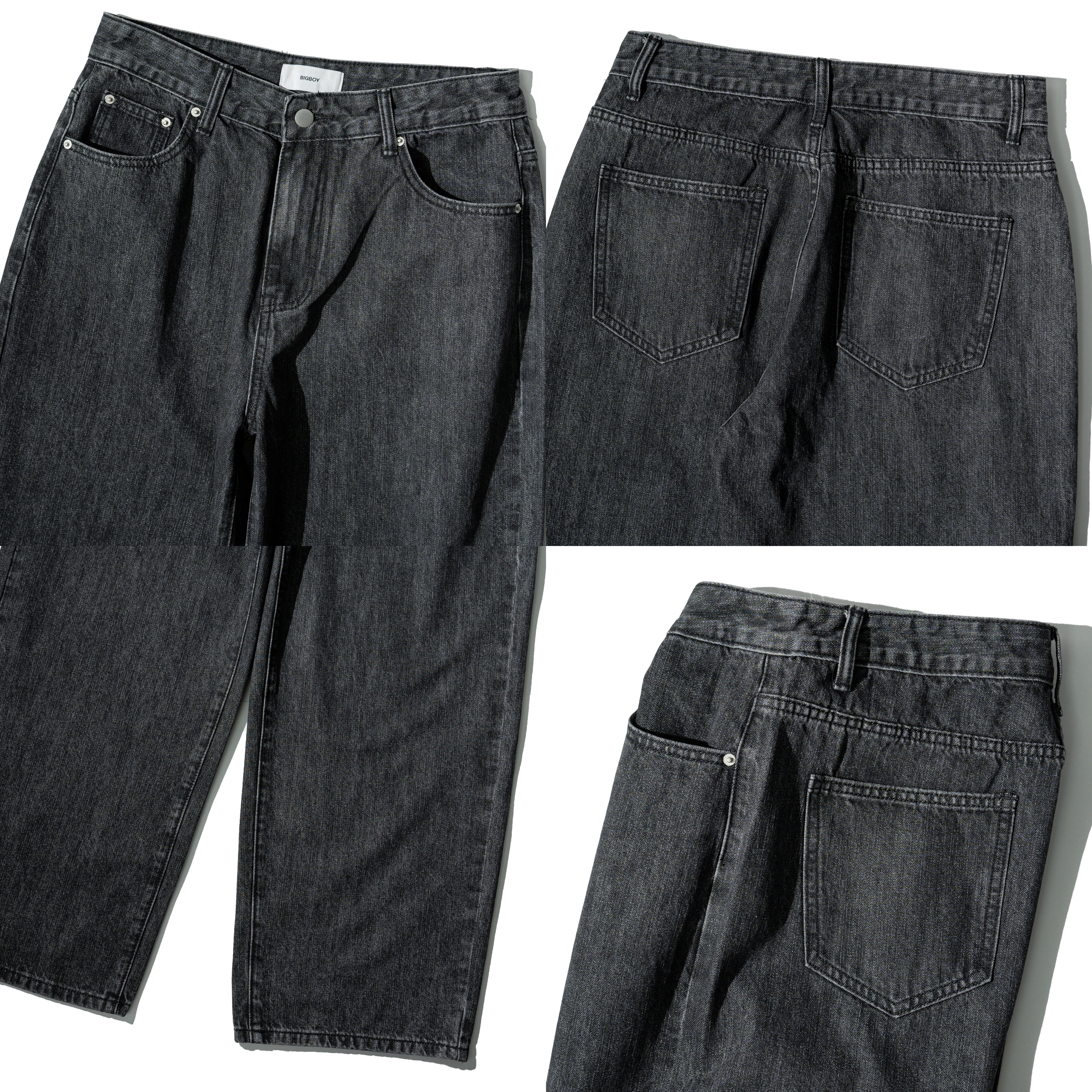 Washed Tapered Denim Jeans 水洗 錐形 牛仔長褲 [B-2686]