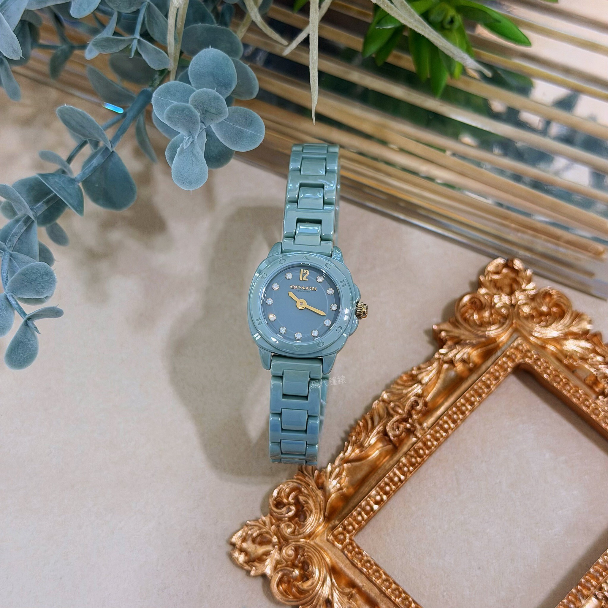 【COACH】時尚優雅迷你陶瓷腕錶 CO14504664 21mm 現代鐘錶